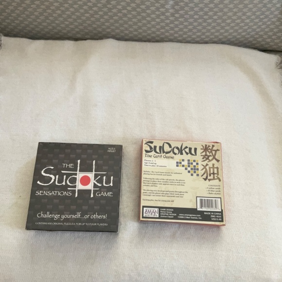 Sudoku Sensations Puzzle Game & Sudoku Card Game Lot of 2 Sealed READ - Picture 10 of 12